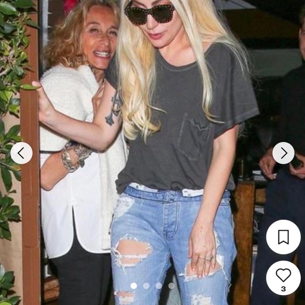OAK NYC Distressed Jeans - As Seen on Lady Gaga